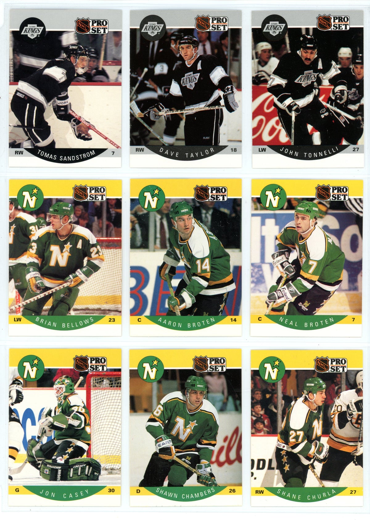 1990/91 NHL Pro Set Hockey Card Complete Set (705 Cards)