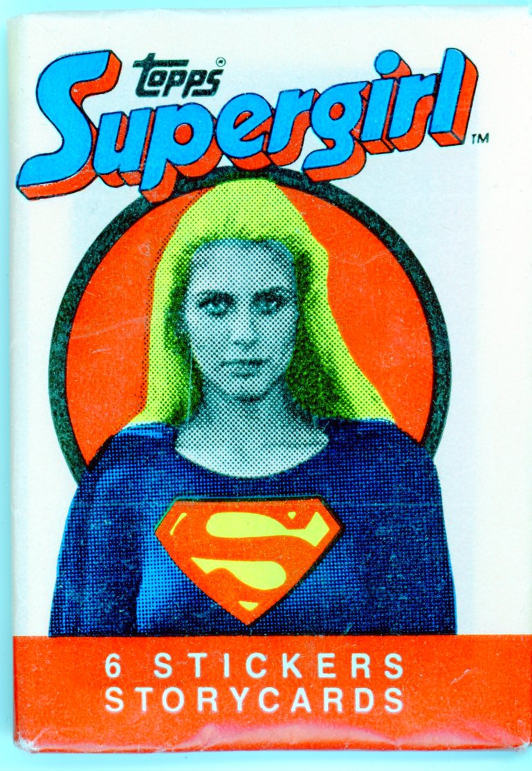 1984 Topps Supergirl Trading Cards Wax Pack