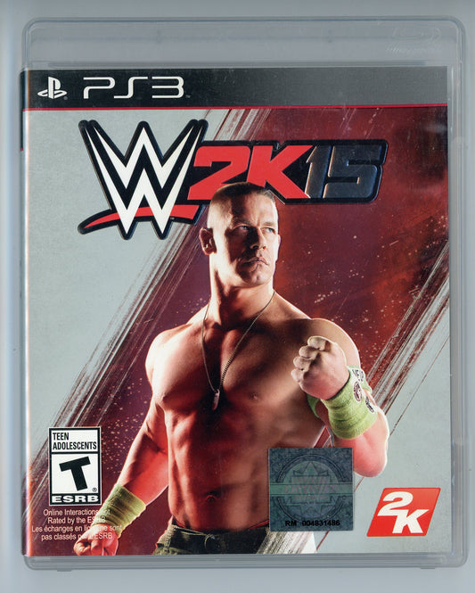 2015 WWE 2k15 Playstation 3 Video Game Disc In Box