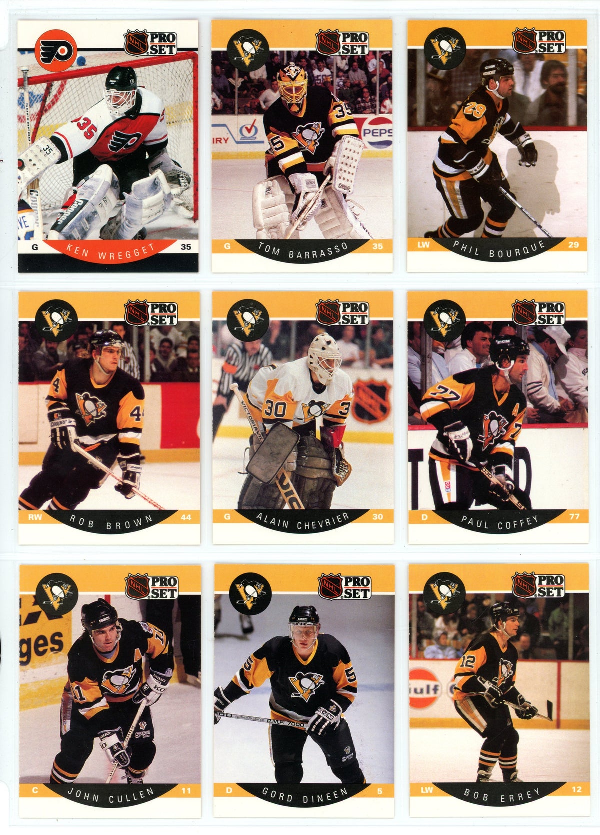 1990/91 NHL Pro Set Hockey Card Complete Set (705 Cards)