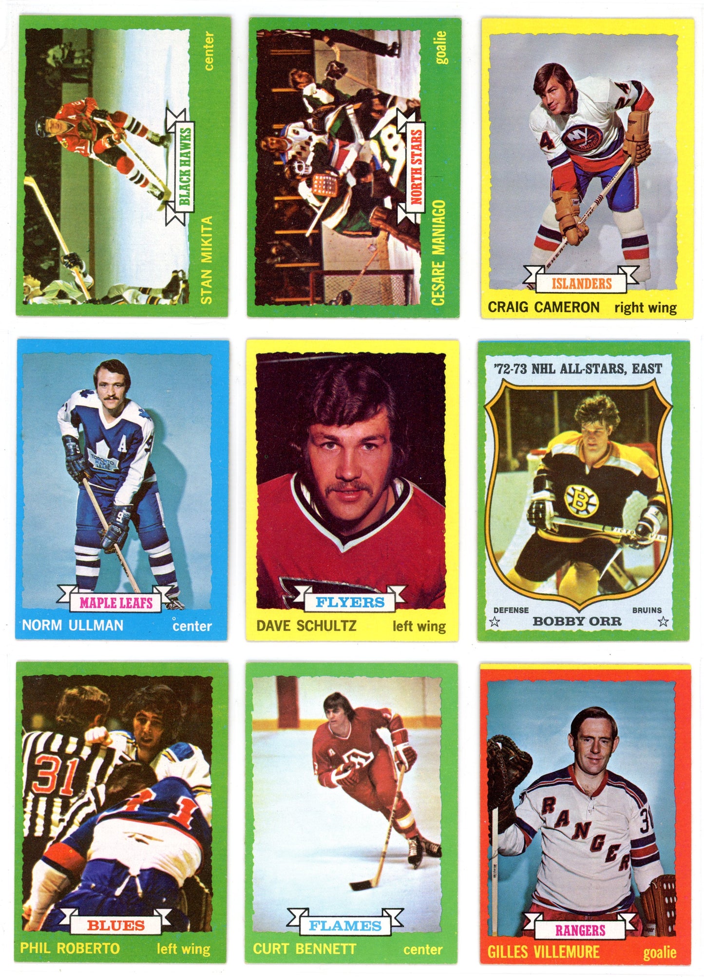 1973/74 Topps NHL Hockey Card Complete Set (198 Cards) Bobby Orr, Ken Dryden Razor Sharp!