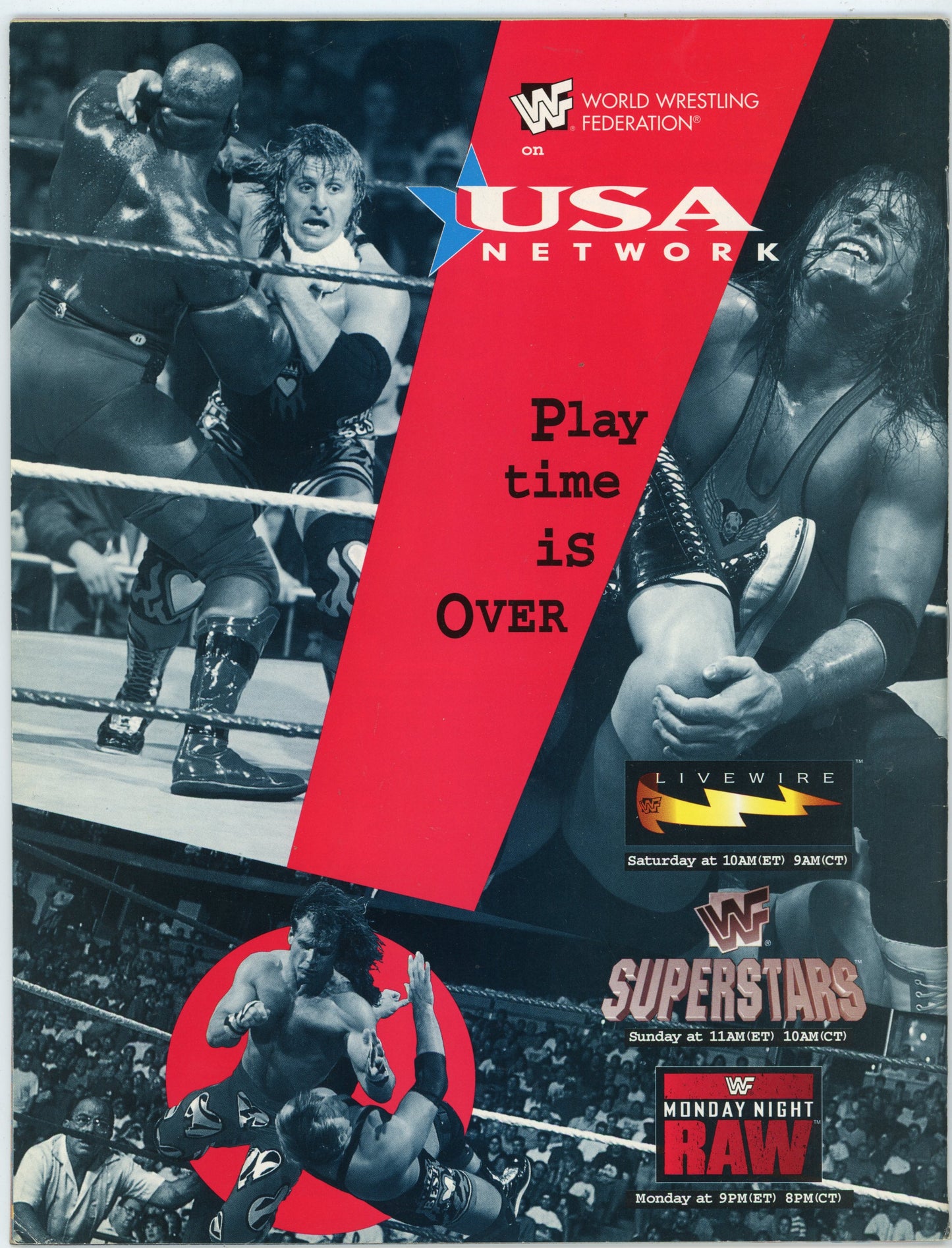 WWF WWE Vintage Wrestling Magazine (January 1997) The Kliq Cover