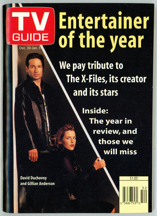 TV Guide Canada Vintage Magazine (December 30-January 5 1995) Newsstand Entertainer of the Year