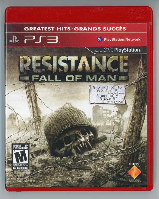 2006 Sony Resistance: Fall of Man Greatest Hits Edition Playstation 3 Video Game Disc In Box