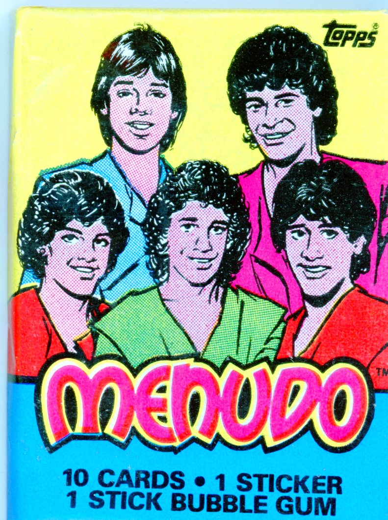 1983 Menudo Music Trading Photo Cards Wax Pack