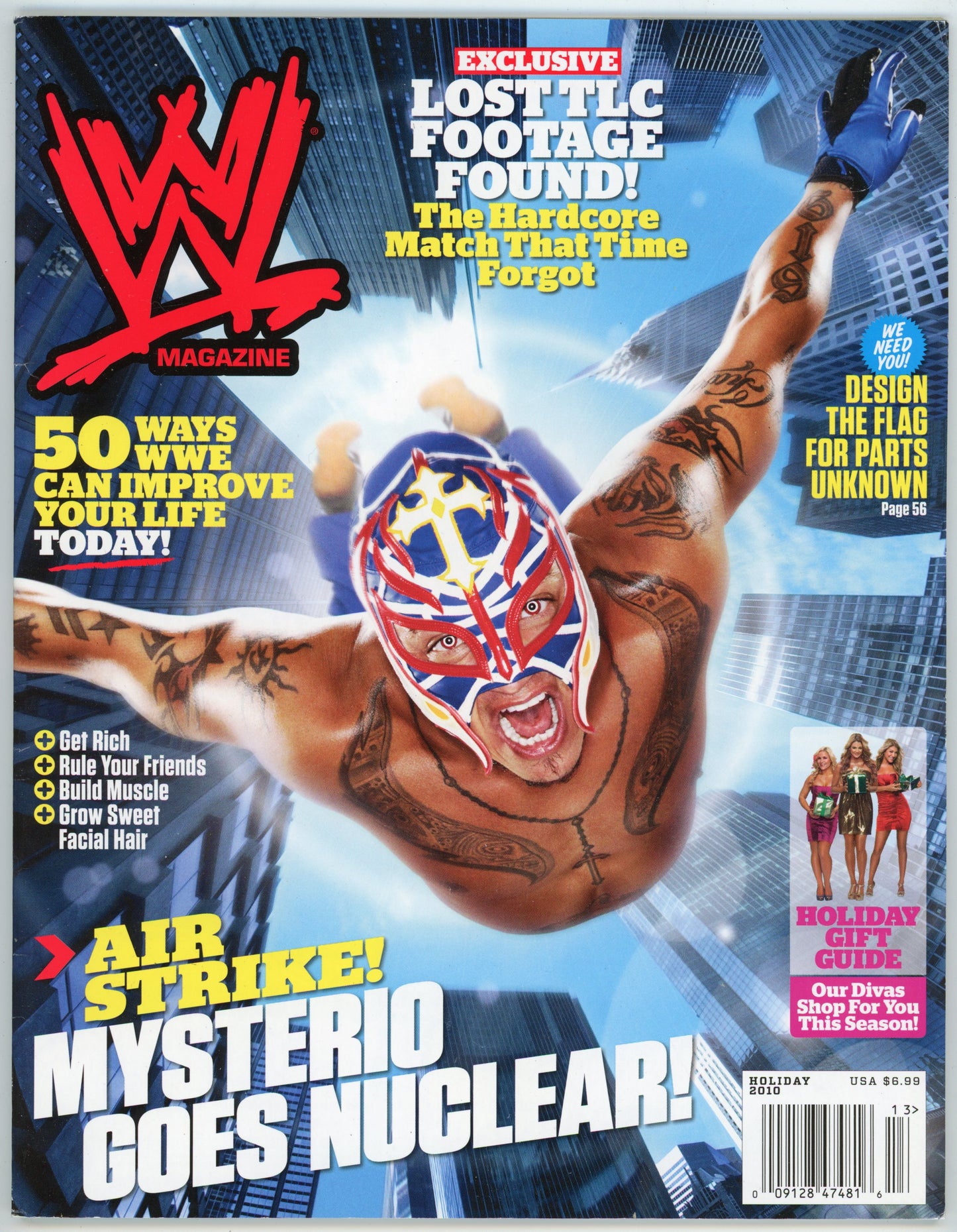 WWE Wrestling Magazine (Holiday 2010) Rey Mysterio Cover