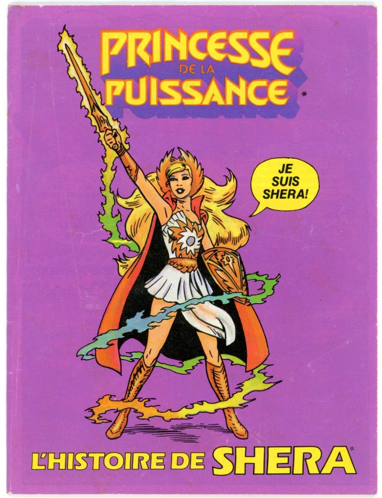 1984 Princess of Power The Story of She-Ra Vintage Mini Comic Book Bilingual