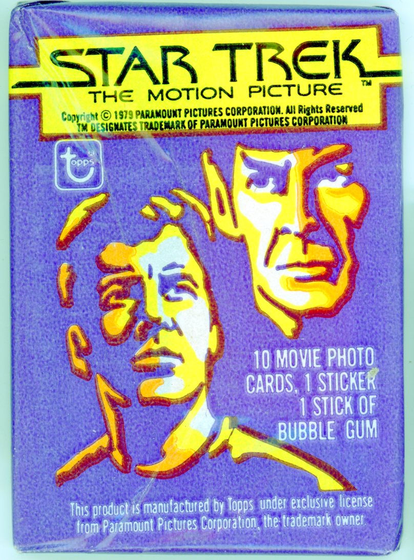 1979 Topps Star Trek Movie Trading Photo Cards Wax Pack