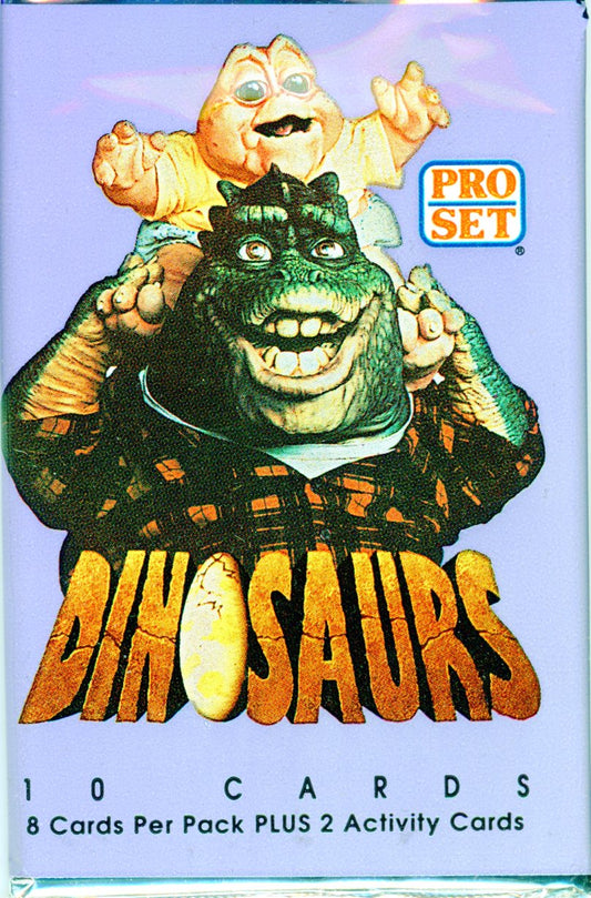 1991 Pro Set Dinosaurs Trading Card Pack