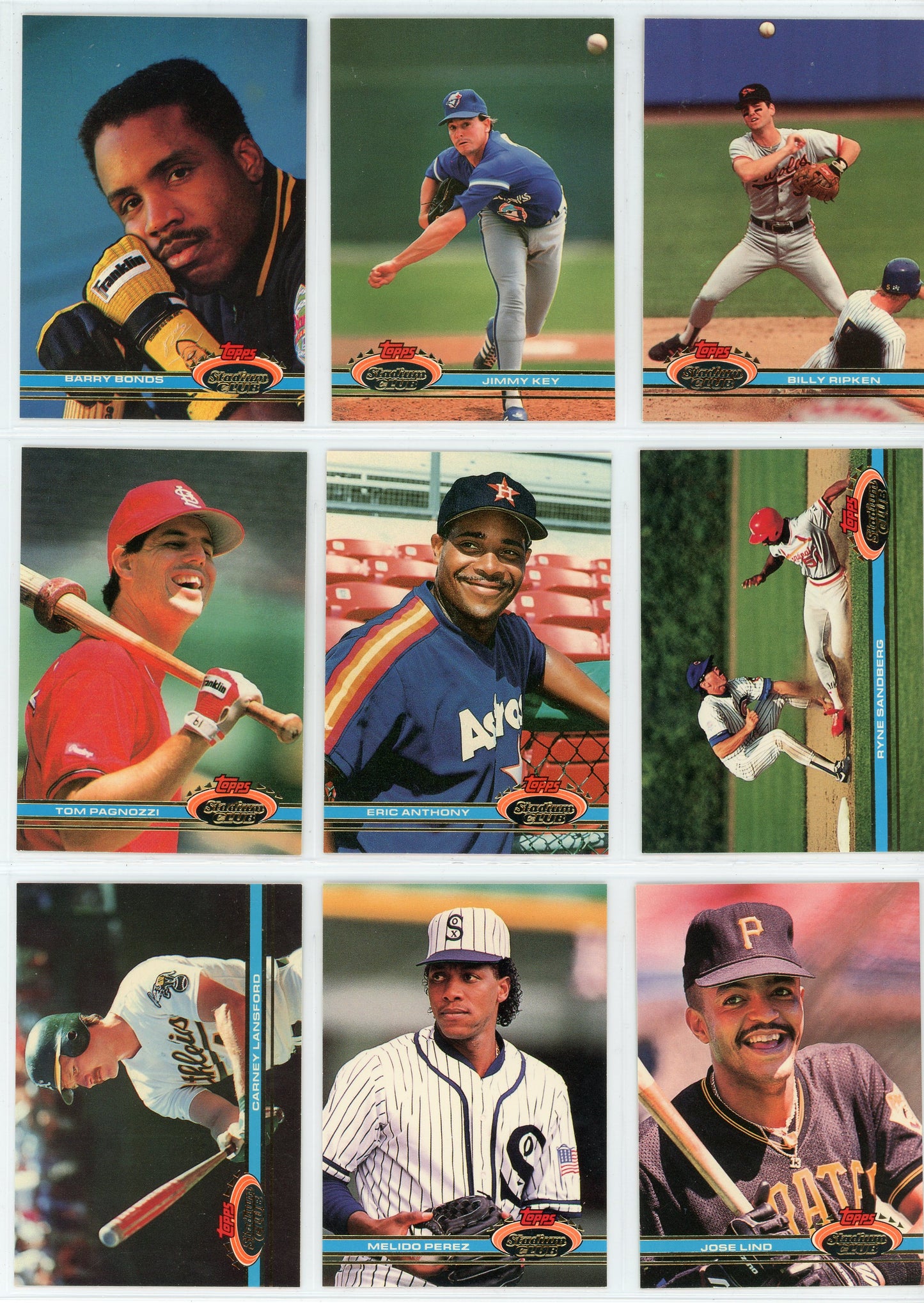 1991 Topps Stadium Club MLB Baseball Complete Set (600 Cards)