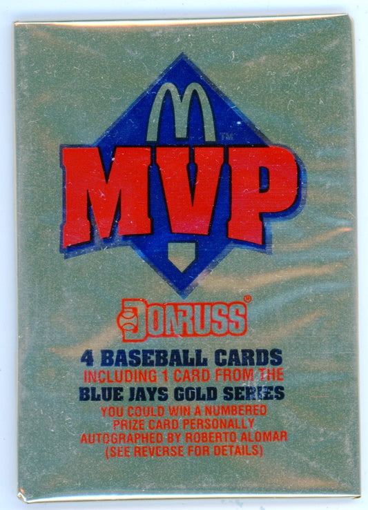 Donruss McDonald's MVP Sealed Wax Pack