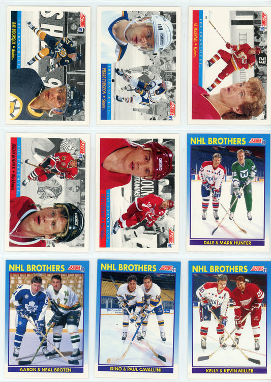 1991/92 Score Canadian English NHL Hockey Card Series 2 Set (330 Cards)