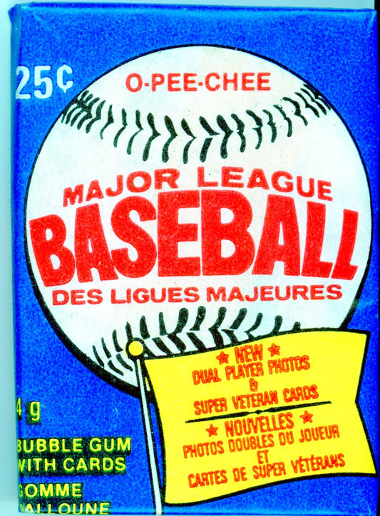 1983 OPC O-Pee-Chee Baseball (1) Wax Pack Possible Cal Ripken 1st O-Pee-Chee Card