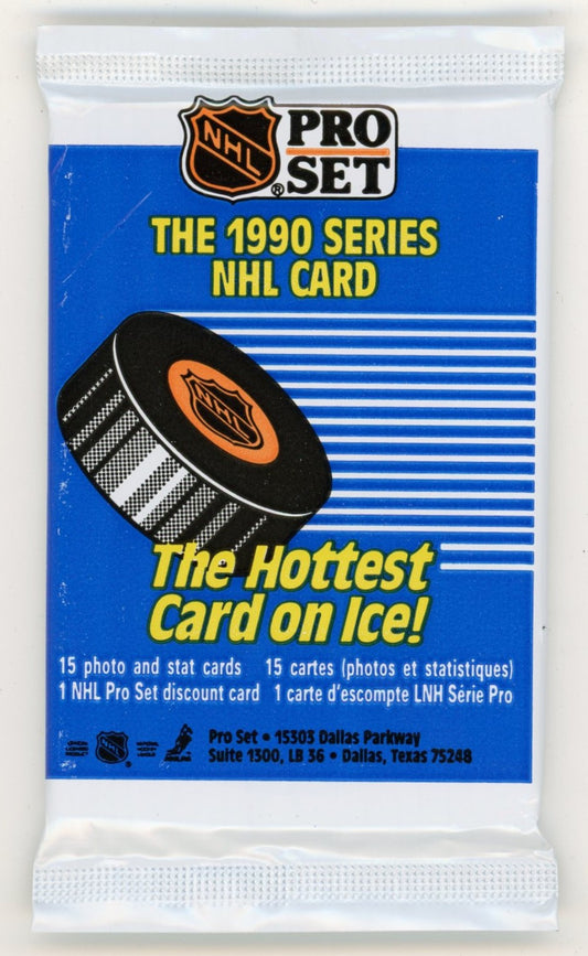 1990 NHL Pro Set Wax Pack (15 Cards)