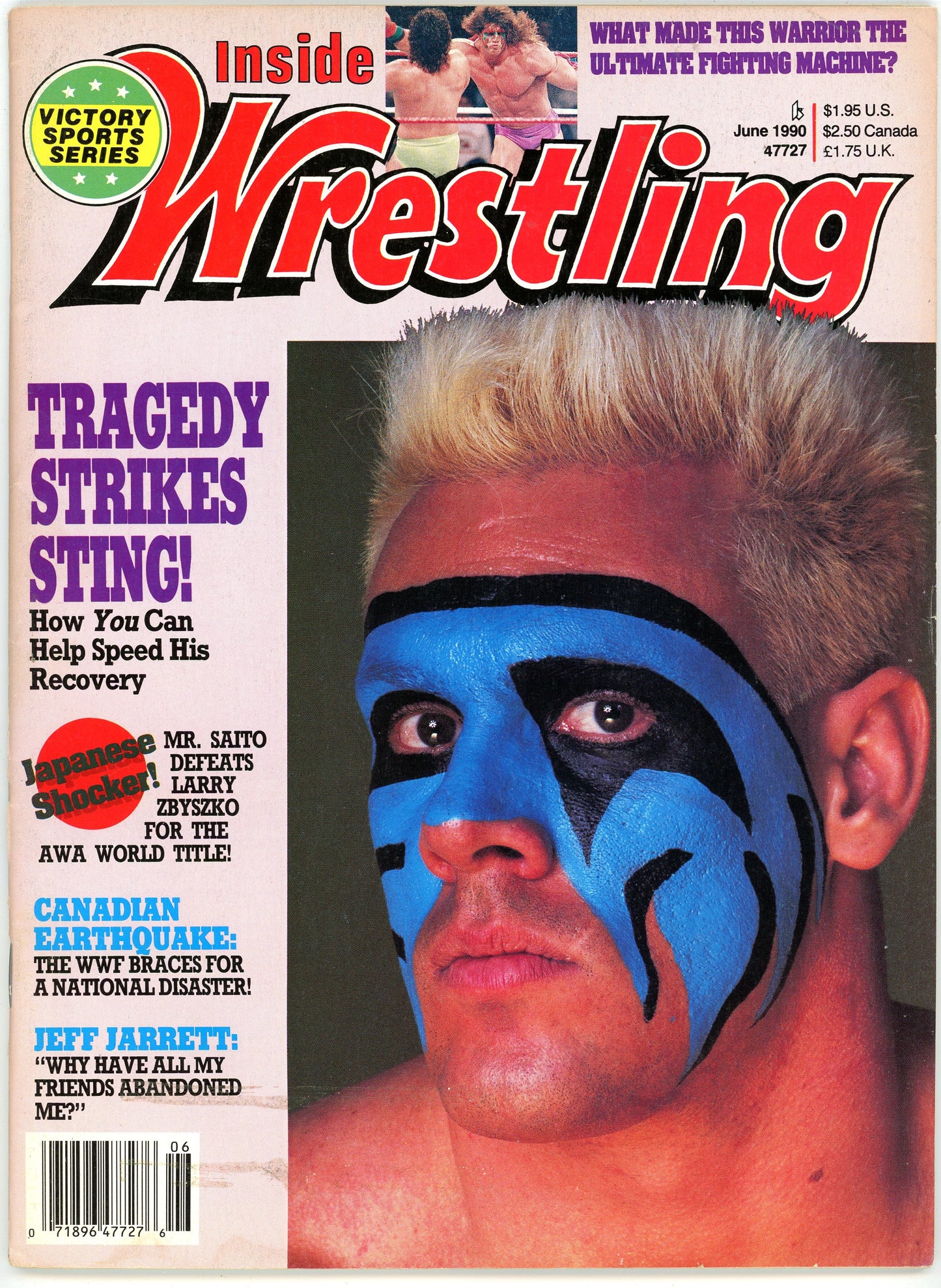 Inside Wrestling Vintage Magazine (June, 1990) Sting