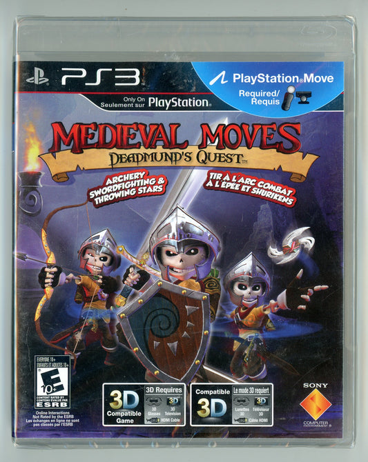 2011 Sony Medieval Moves: Deadmund's Quest Playstation 3 Video Game Disc Sealed In Box