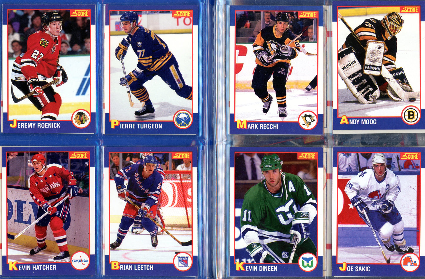 1991 Score Kellogg's Limited Edition Collector's Hockey Card Complete Set in Branded Binder (24 Cards)