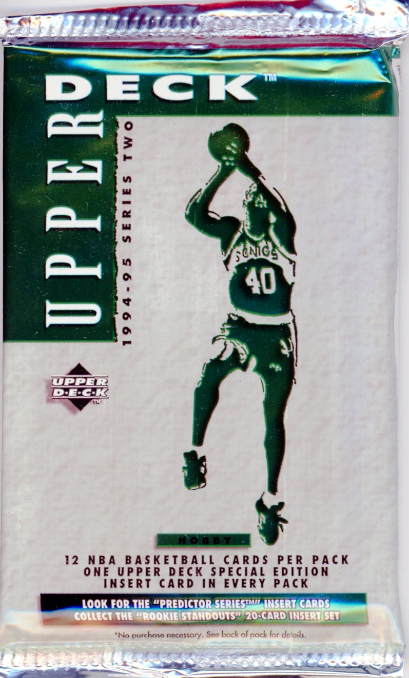 1994/95 Upper Deck Series Two Basketball Cards Hobby Pack (15 Cards)