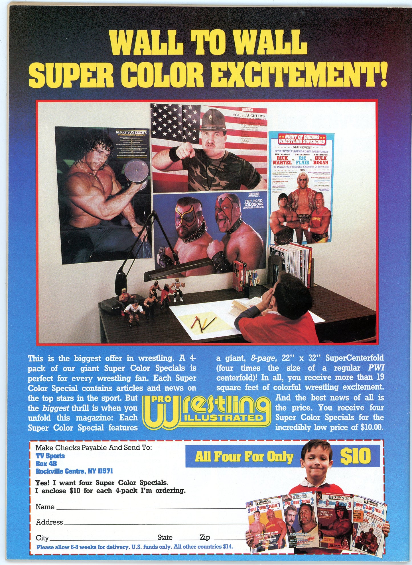 Inside Wrestling Vintage Magazine (December, 1986) Robert Gibson, Rick Morton