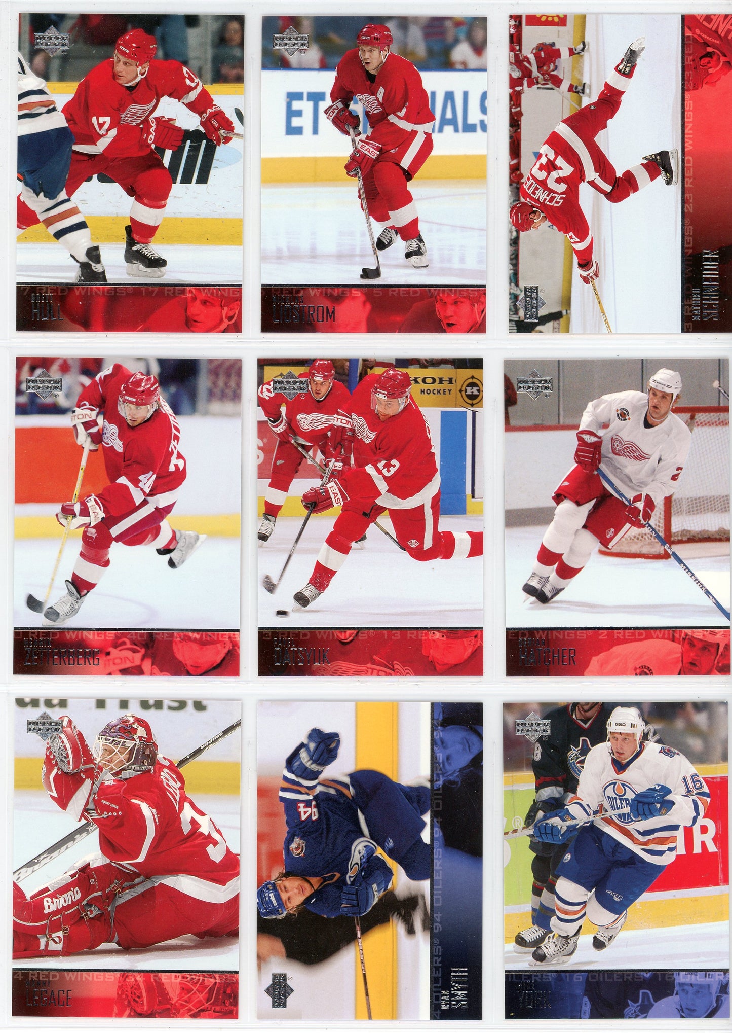 2003/04 Upper Deck NHL Hockey Series 1 Base Set (200 Cards)