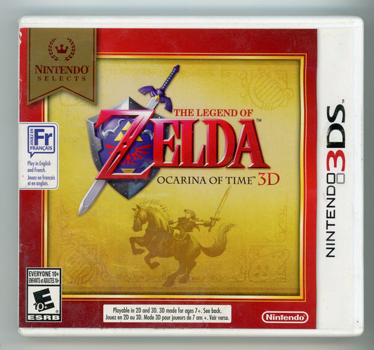 2011 The Legend of Zelda: Ocarina of Time 3D 3DS Video Game Cartridge In Box