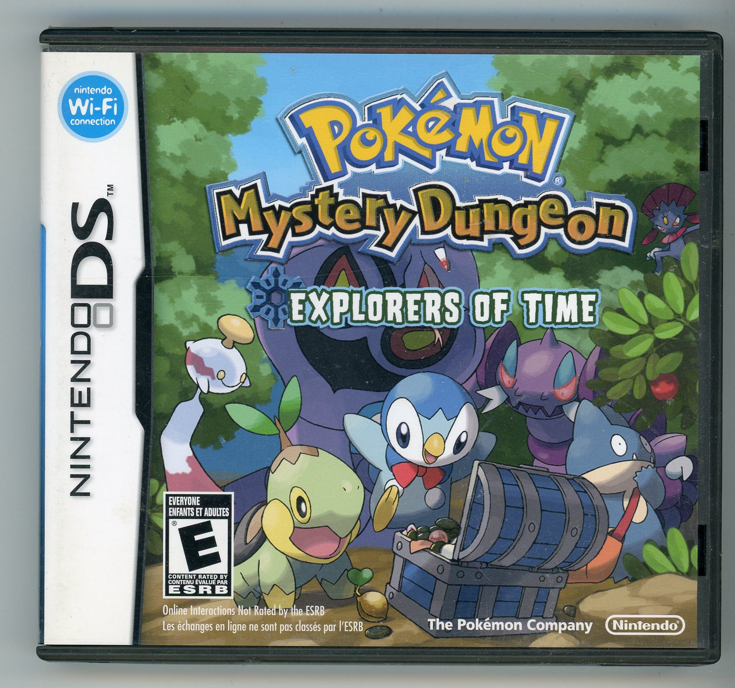 2007 Pokemon Mystery Dungeon: Explorers of Time DS Video Game Cartridge In Box