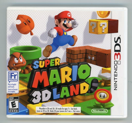 2011 Super Mario 3D Land 3DS Video Game Cartridge In Box