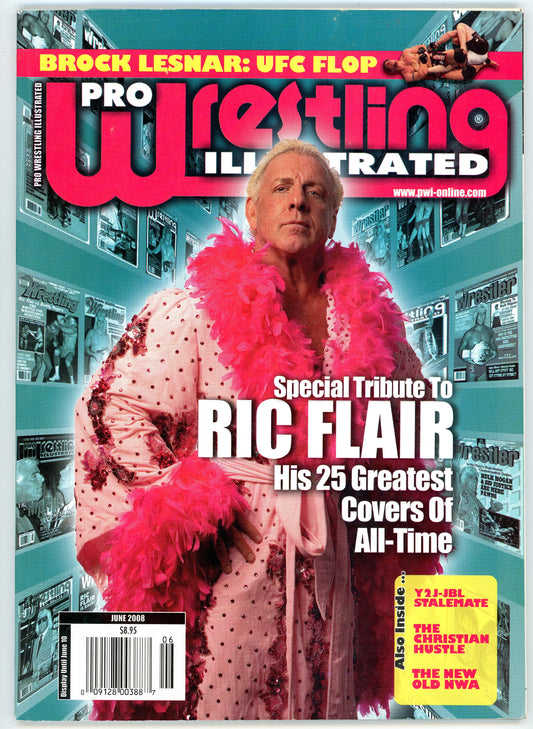 Pro Wrestling Illustrated Vintage Magazine (June, 2008) Ric Flair Special Tribute Issue