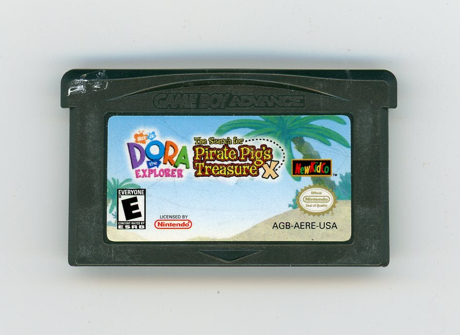 2002 New Kid Co. Dora the Explorer: The Search for Pirate Pig's Treasure Gameboy Advance Video Game Cartridge In Box