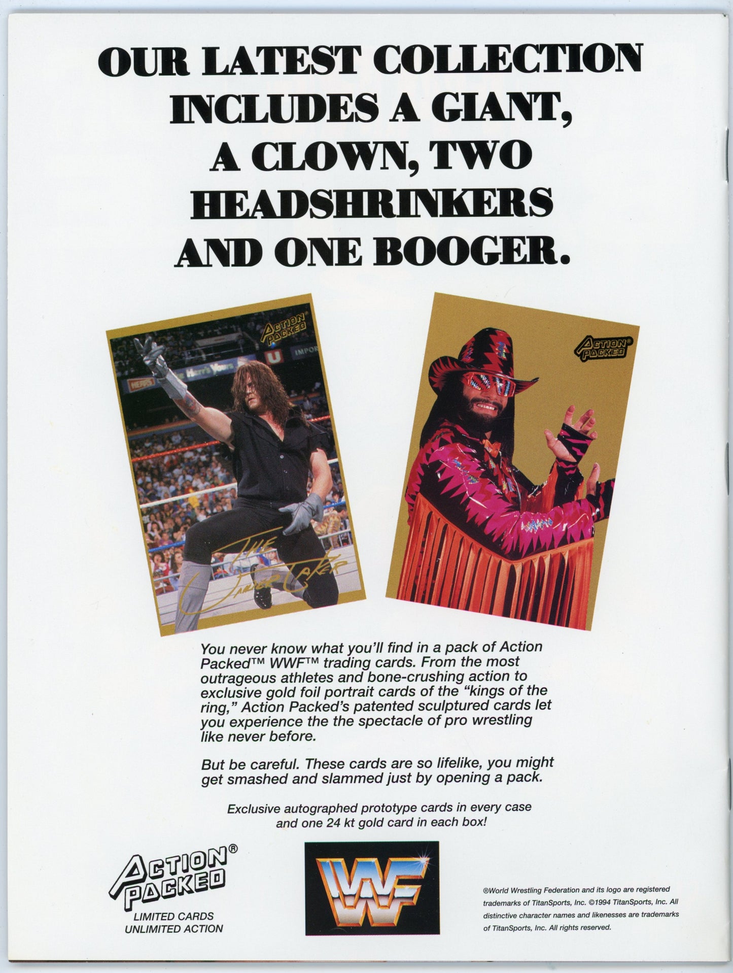 WWF WWE Vintage Wrestling Magazine (May 1994) Adam Bomb Cover