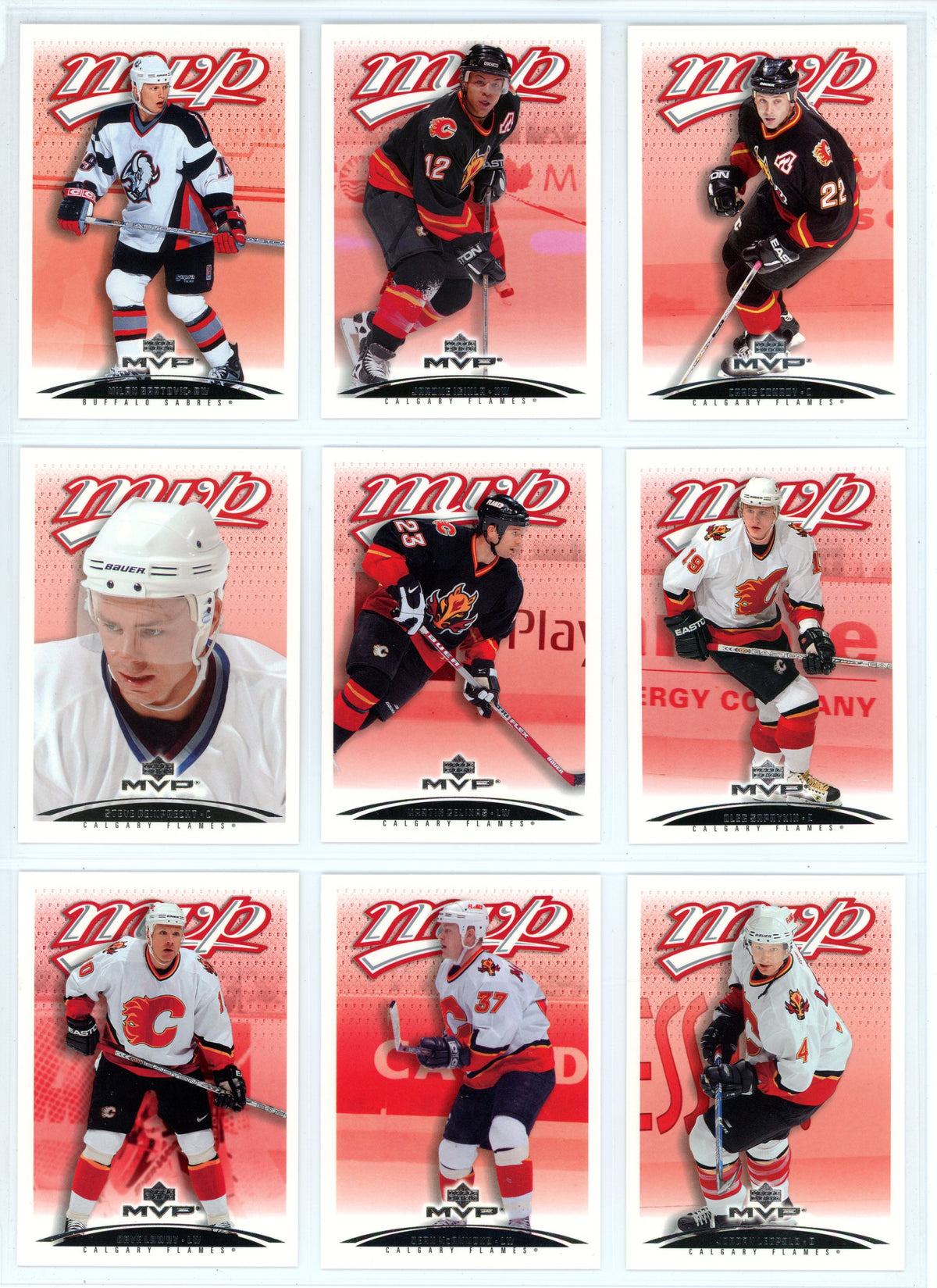 2003/04 Upper Deck MVP Hockey Card Complete Set (440 Cards) *No Redemption Rookie Cards*