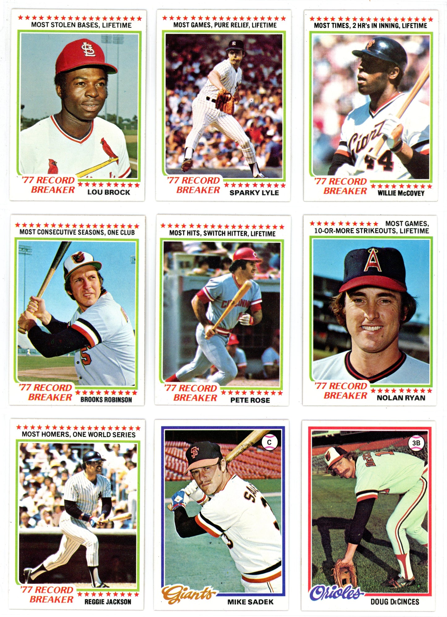 1978 Topps Baseball Card Complete Set (726 Cards) Eddie Murray Rookie Looks Incredible!