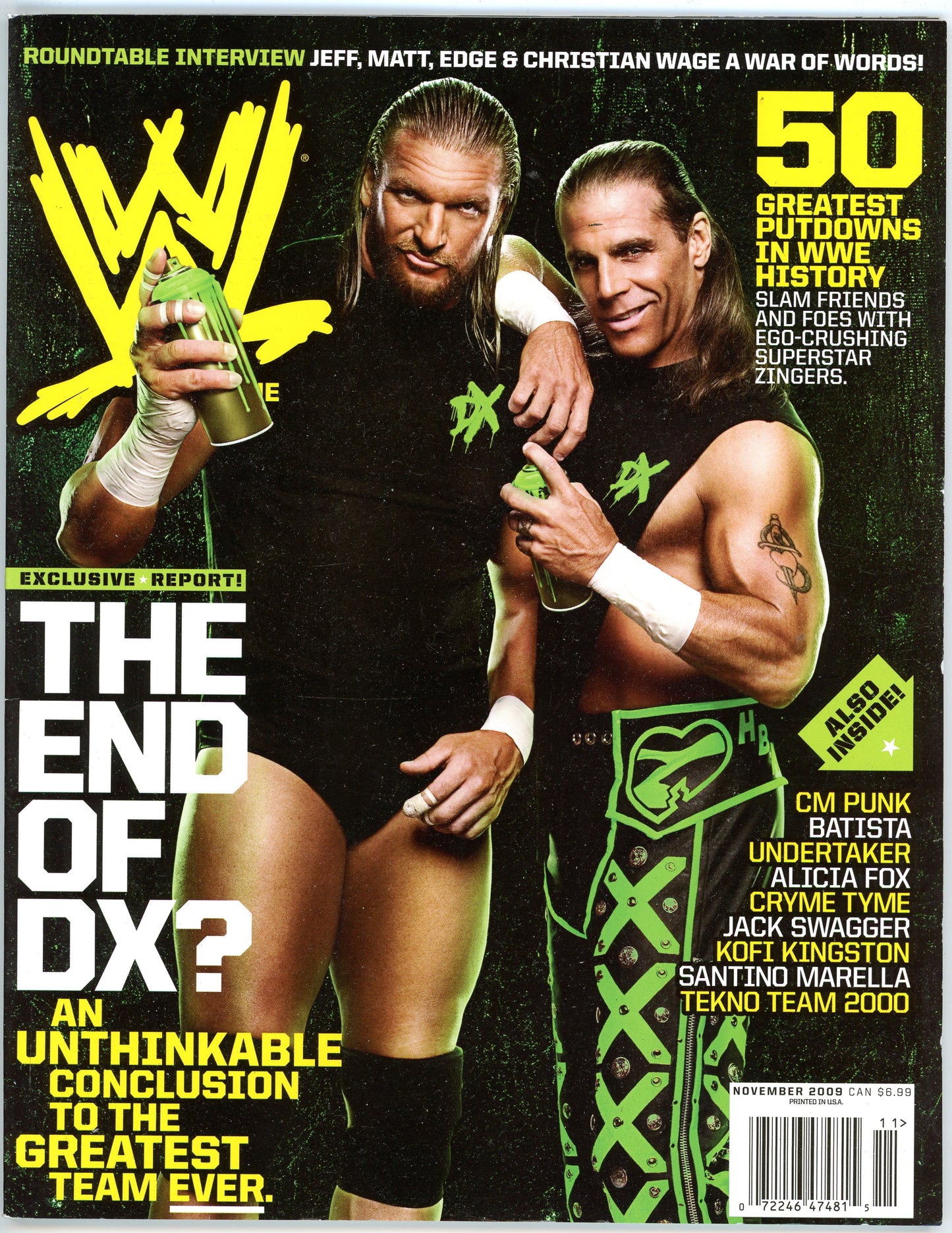 WWE Wrestling Magazine (November, 2009) DX