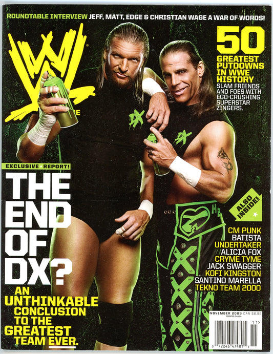 WWE Wrestling Magazine (November, 2009) DX