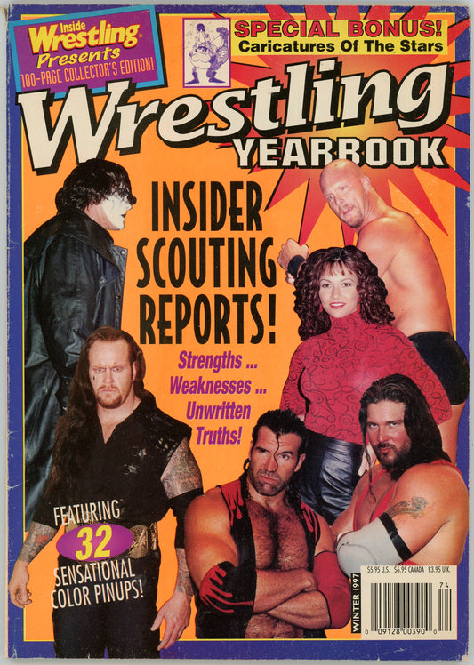 Inside Wrestling Presents Wrestling Yearbook Vintage Magazine (Winter 1997) 100-Page Collector's Edition