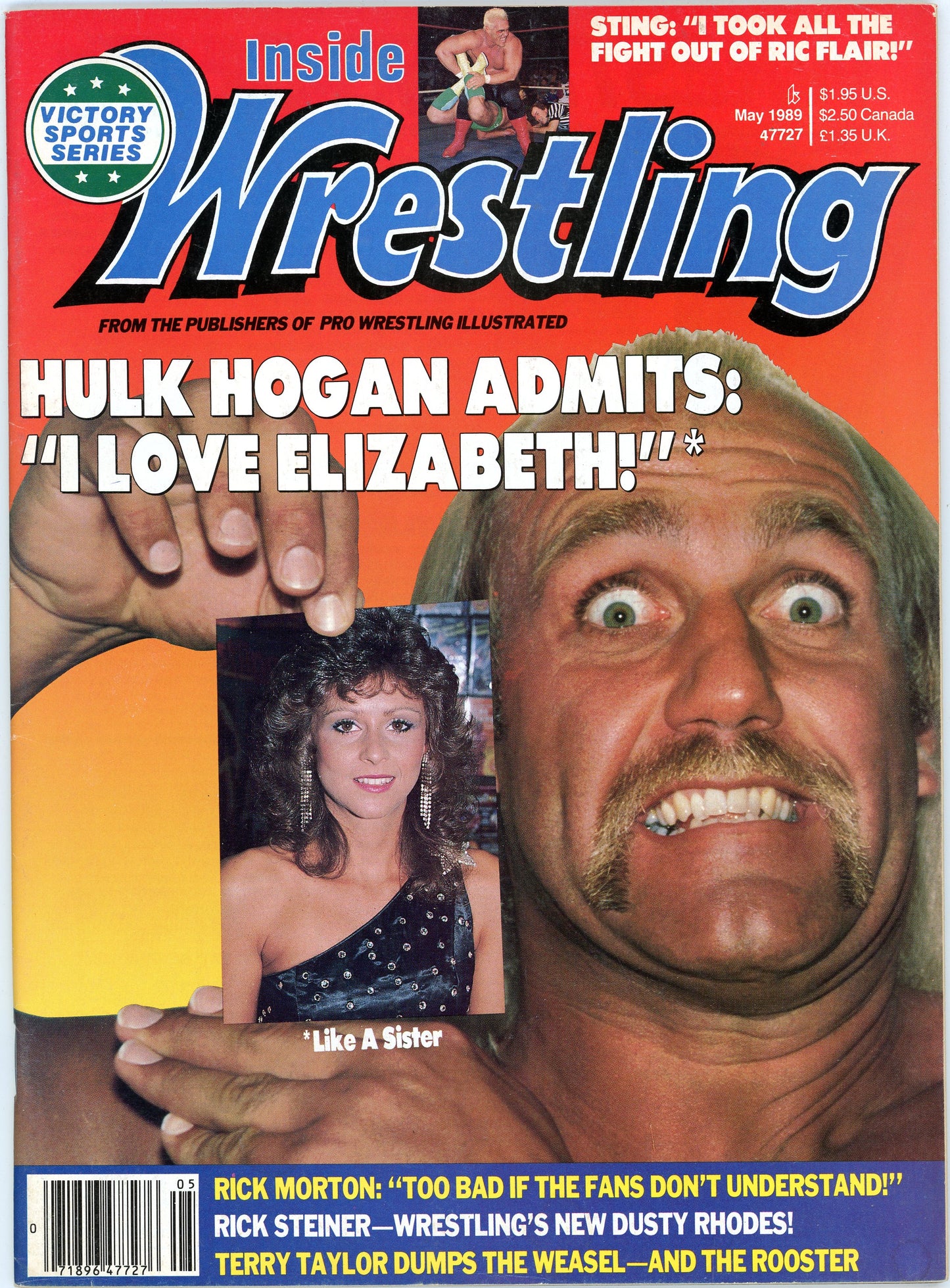 Inside Wrestling Vintage Magazine (May, 1989) Hulk Hogan, Elizabeth