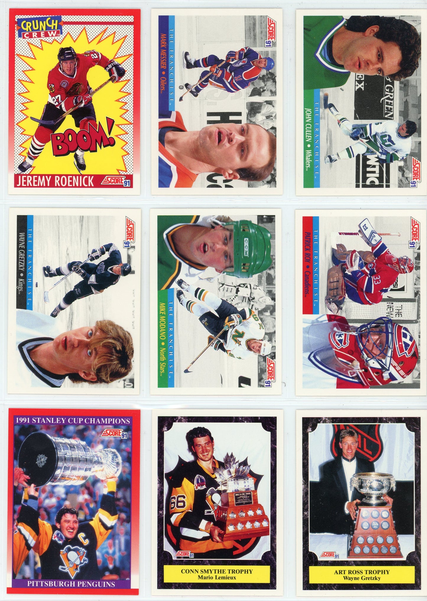 1991/92 Score Canadian English NHL Hockey Card Complete Set (660 Cards)