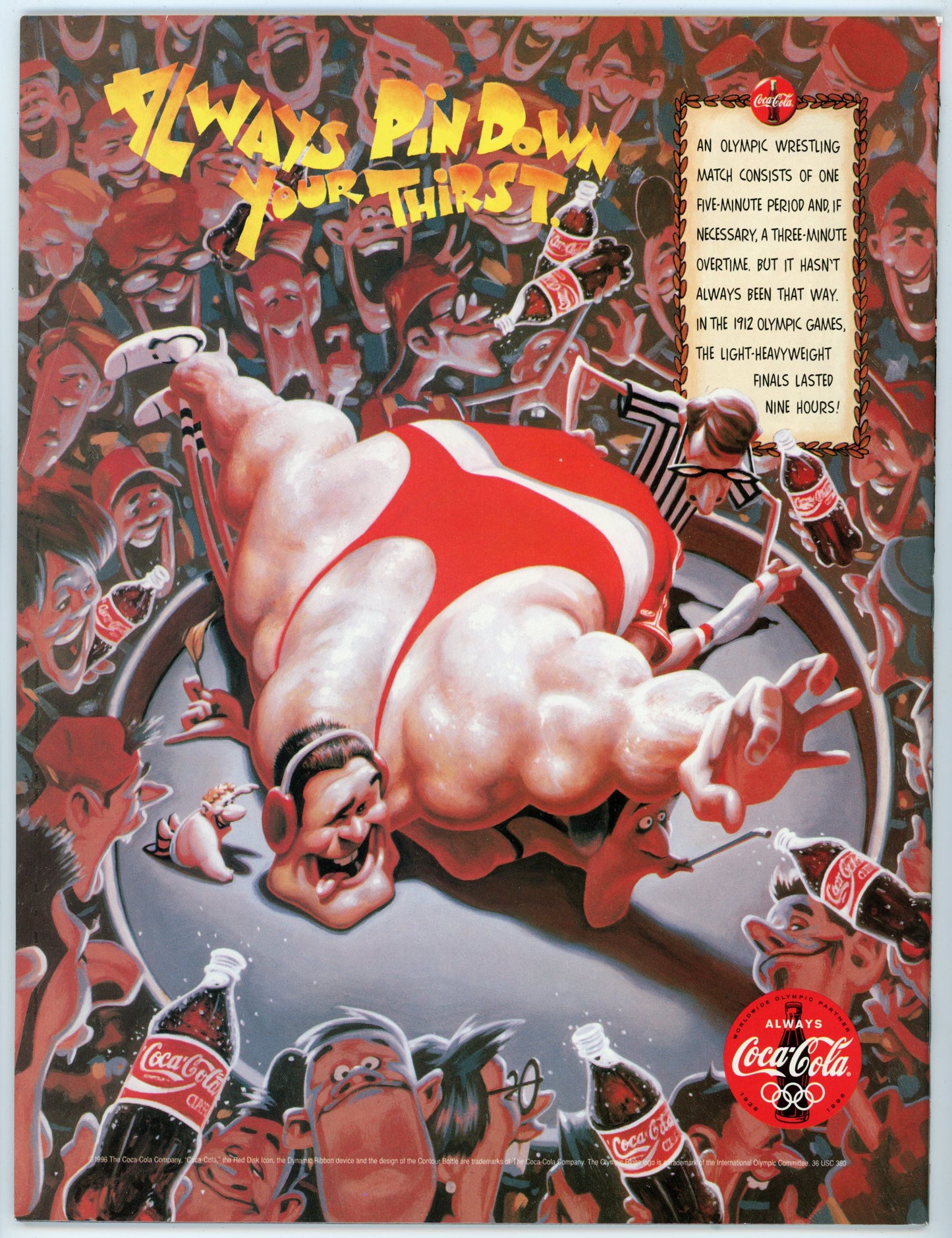 WWF WWE Vintage Wrestling Magazine (July 1996) Ultimate Warrior Cover