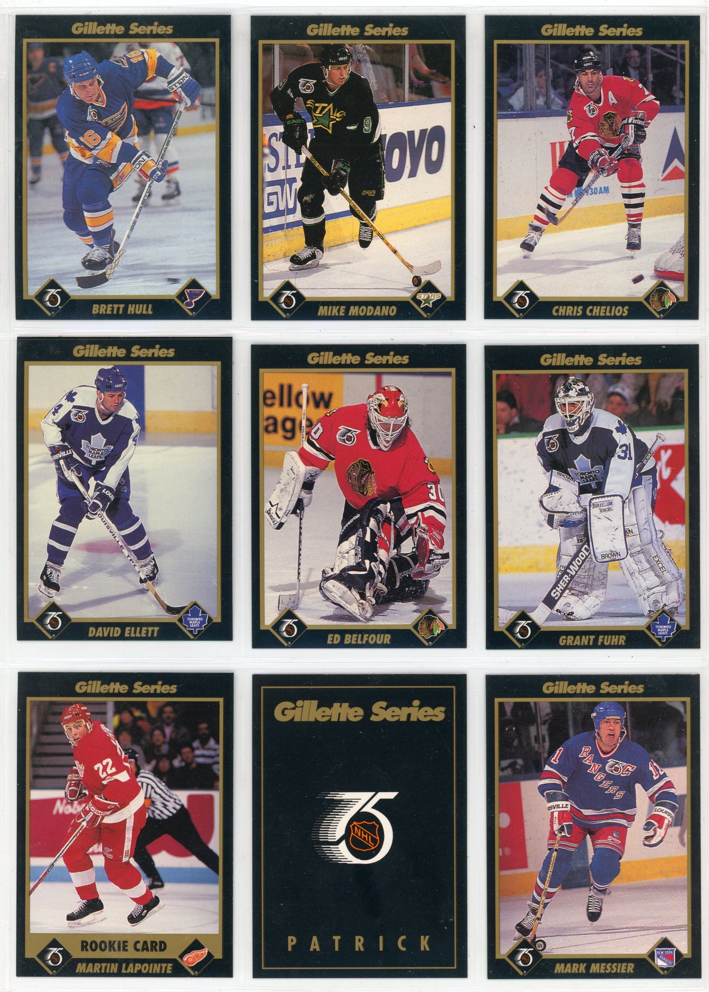 1991/92 Gillette NHL Hockey Card Complete Set (48 Cards)