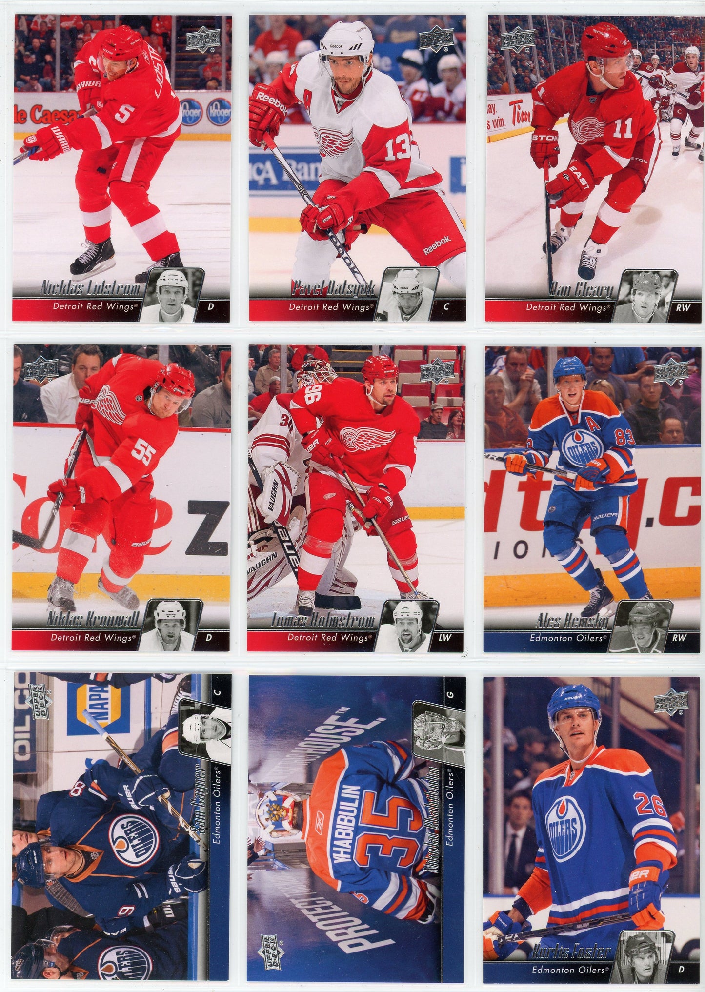 2010/11 Upper Deck Series Two NHL Hockey Card Base Set (200 Cards)