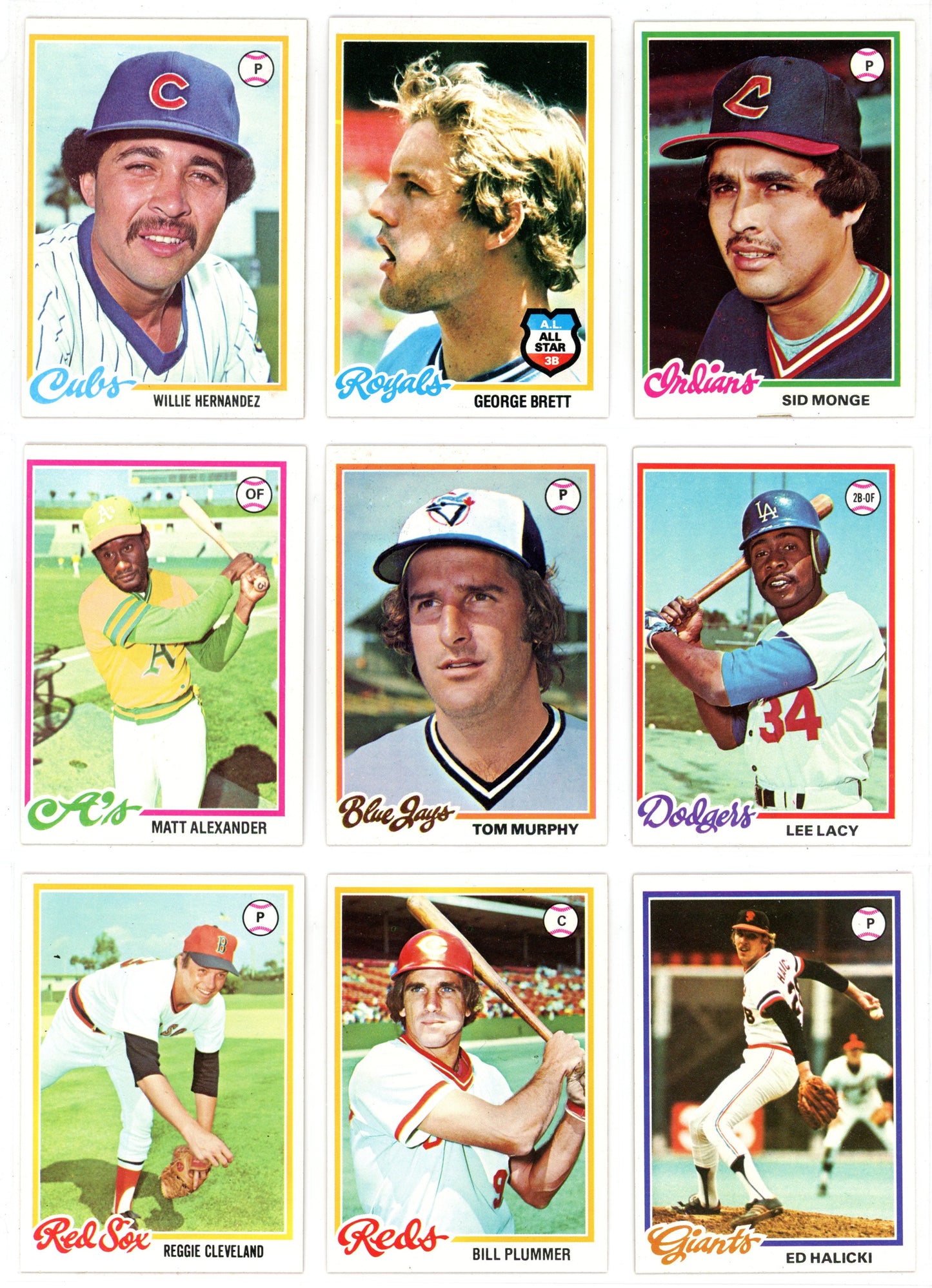 1978 Topps Baseball Card Complete Set (726 Cards) Eddie Murray Rookie Looks Incredible!