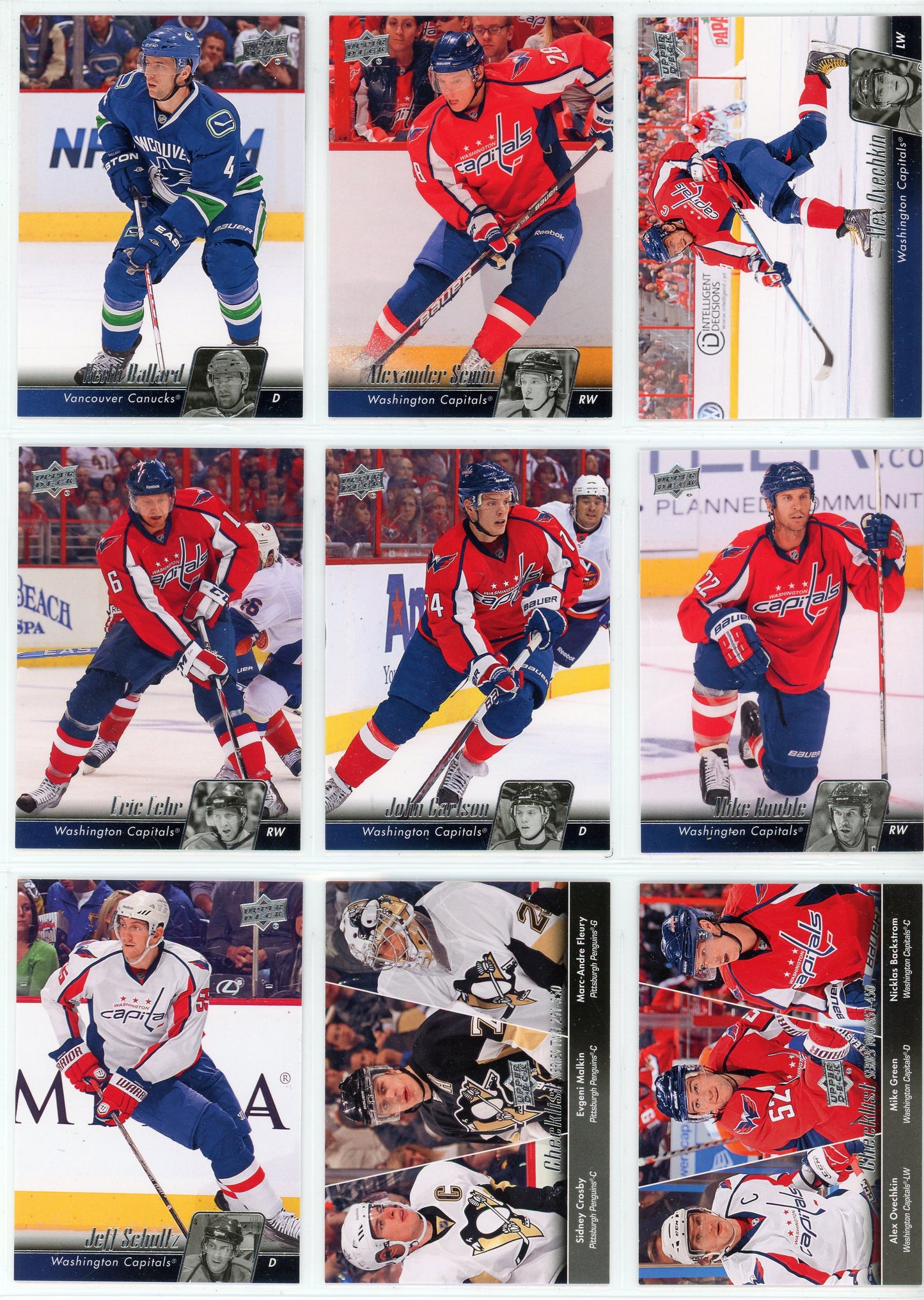2010/11 Upper Deck Series Two NHL Hockey Card Base Set (200 Cards)