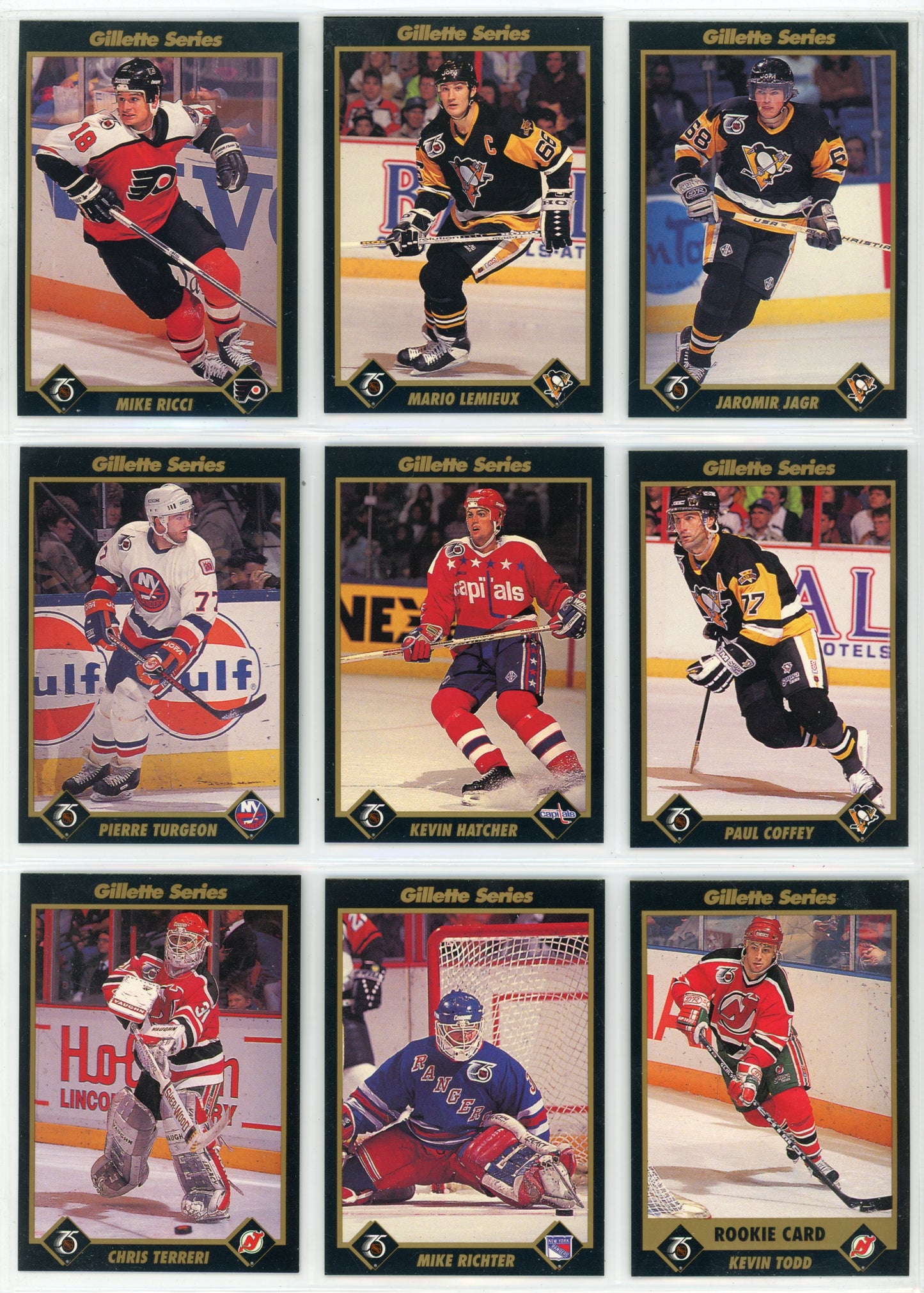 1991/92 Gillette NHL Hockey Card Complete Set (48 Cards)