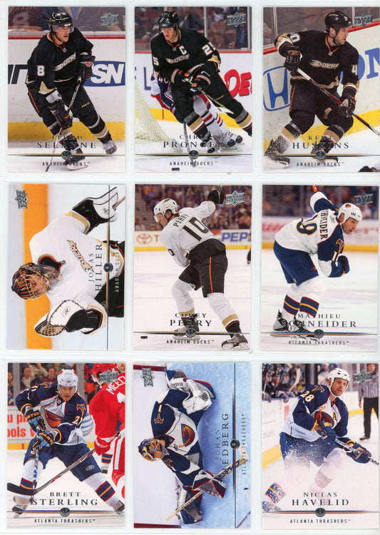 2008/09 Upper Deck Series Two NHL Hockey Card Base Set (200 Cards)