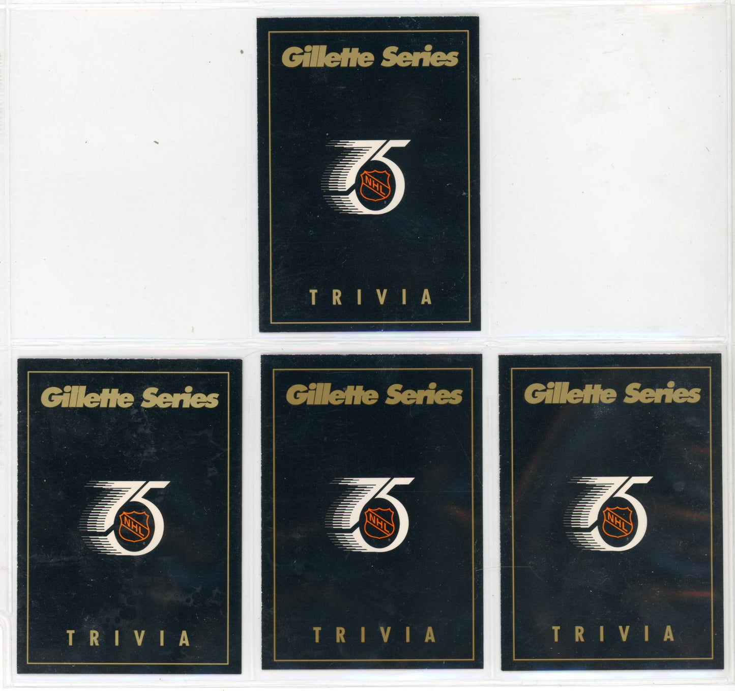 1991/92 Gillette NHL Hockey Card Complete Set (48 Cards)