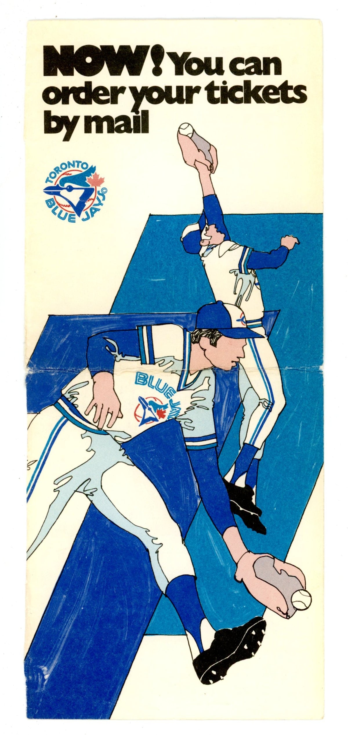 1977 Official Toronto Blue Jays Vintage Schedule (Inaugural First Season) EX Condition