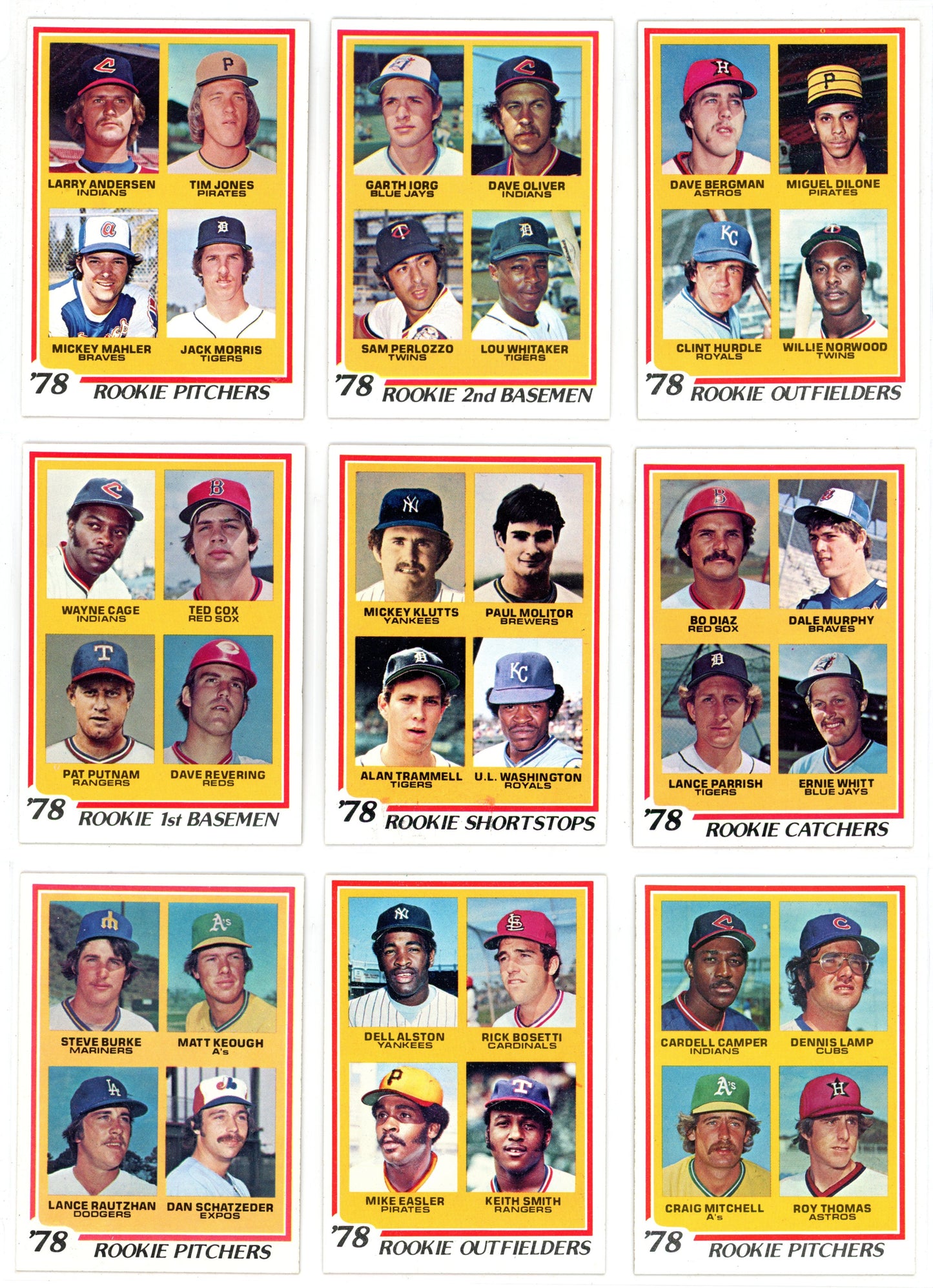 1978 Topps Baseball Card Complete Set (726 Cards) Eddie Murray Rookie Looks Incredible!