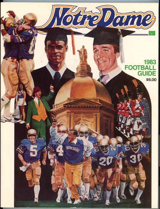Original 1983 Notre Dame College Football Program Media Guide
