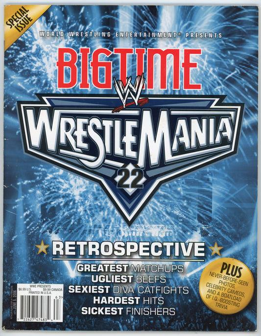 WWE Presents WrestleMania 22 Wrestling Magazine (2006) Special Issue