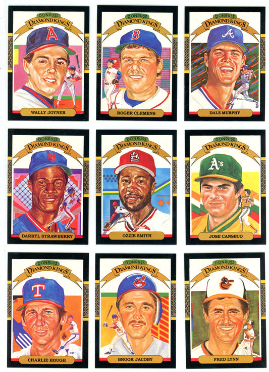 1987 Leaf Baseball Card Complete Set (264 Cards) + Roberto Clemente Puzzle Maddux, Bo Jackson Rookie High Grade!